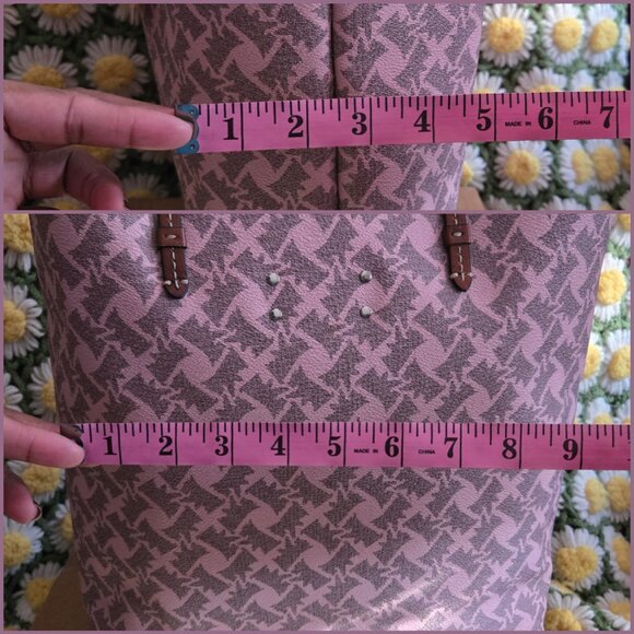 Juicy Couture Scottie Dog Print Large Tote & Matching Pouch - Picture 8 of 15